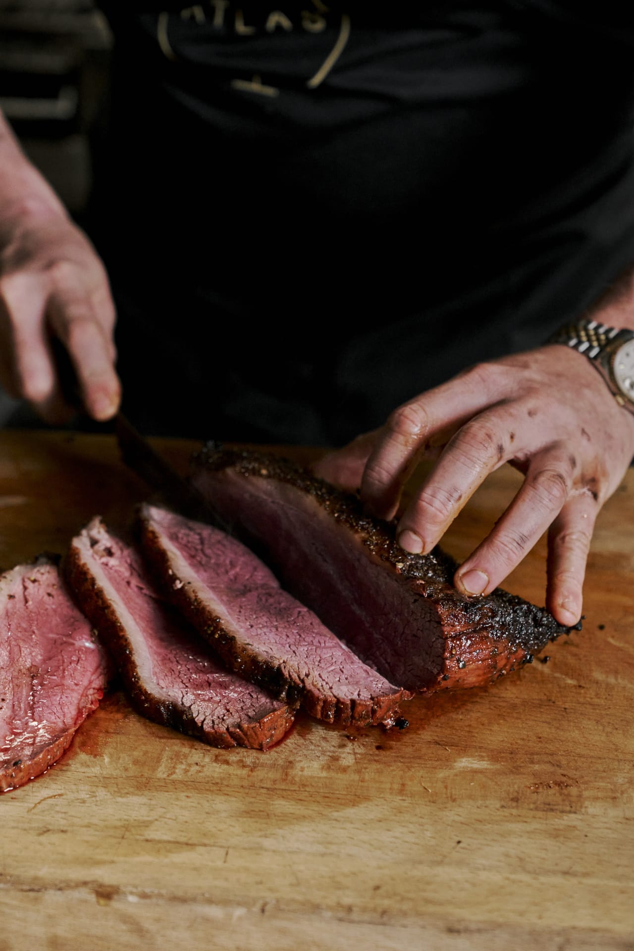 Smoked Rump Cap with Barbecue Sauce